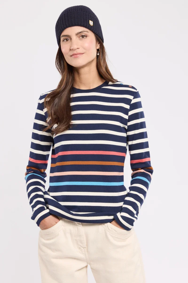 Crafted Deauville Breton striped shirt - rustic cotton Carefully Designed