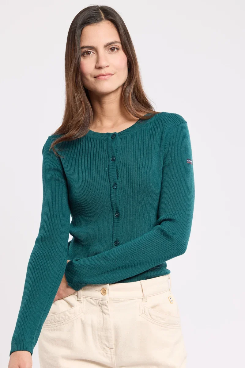 Consistent Buttoned cardigan – merino wool Smart