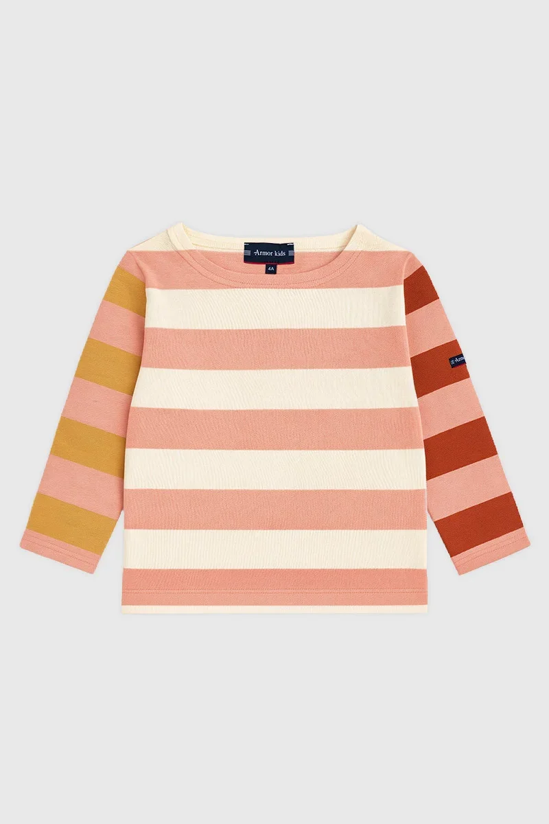 Prestigious Tricolour striped shirt Kids - cotton High-Grade