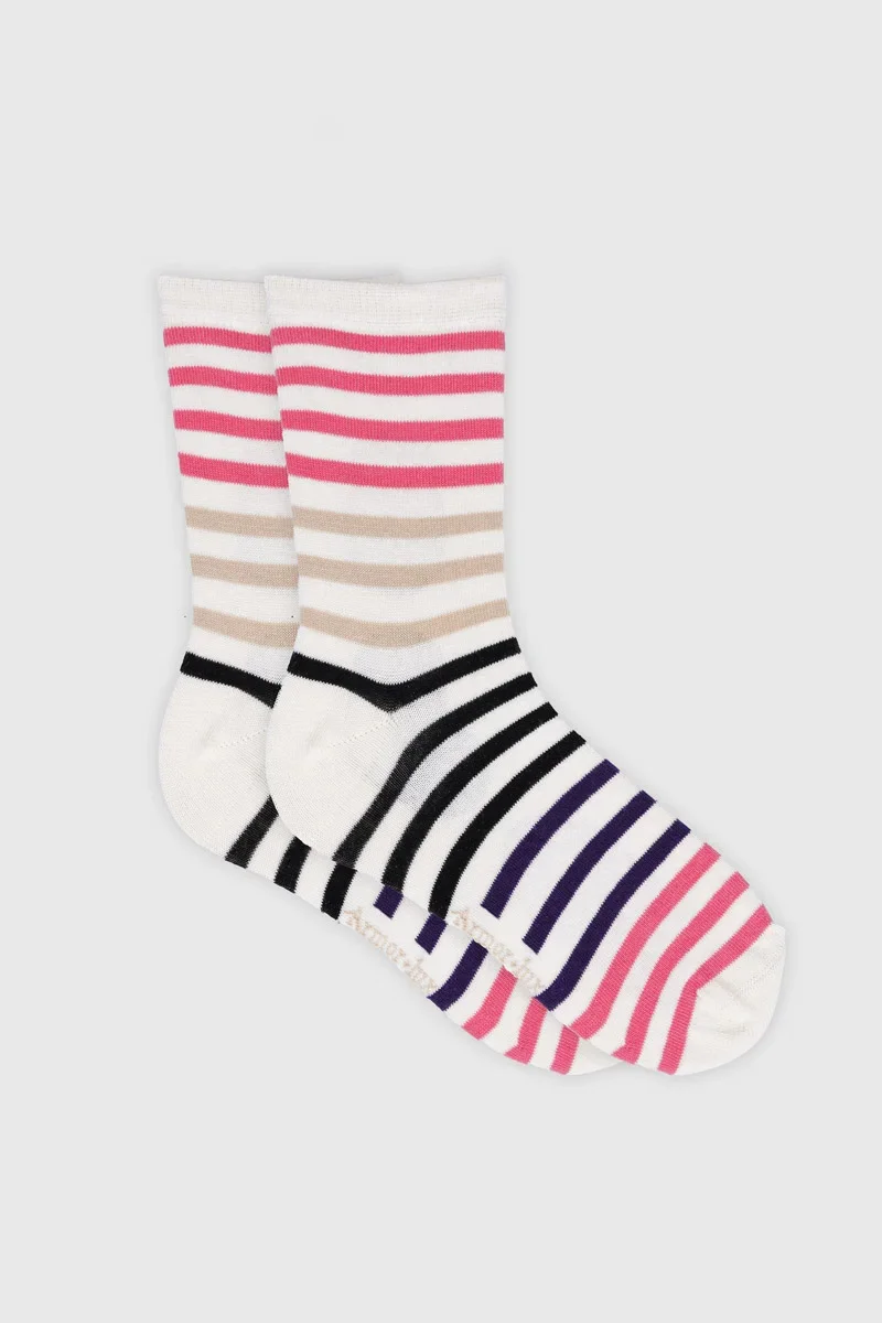 Fine Crafted Striped socks – cotton Premium