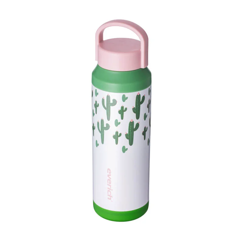 Effective Stainless Steel Water Bottle with Fruit Infuser Lid 01704B 01705C Original