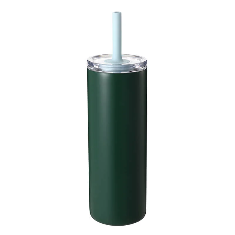 Selected 20oz Stainless Steel Tumbler with Straw 01678F Powerful