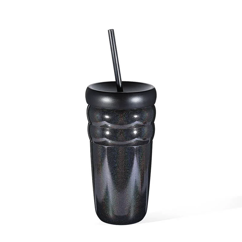 Effective Stainless Steel Travel Tumbler with Straw 01606 World-Class