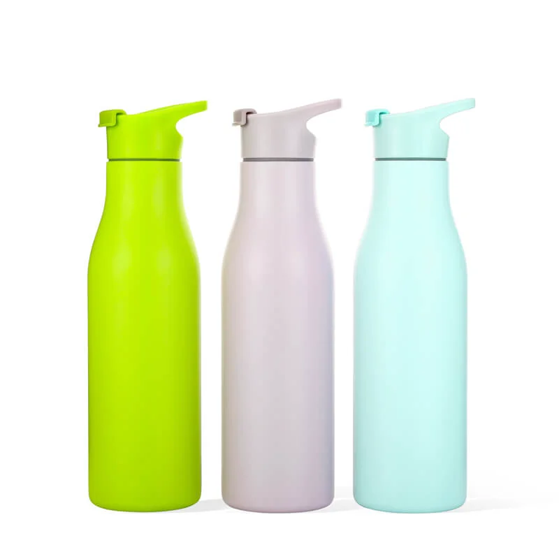 Practical Stainless Steel Narrow Mouth Water Bottle Traditional