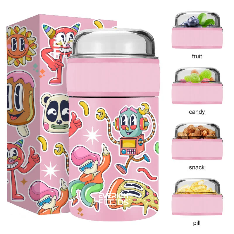 High-End 11oz Vacuum Food Jar with Snack Container 13750A Sustainable