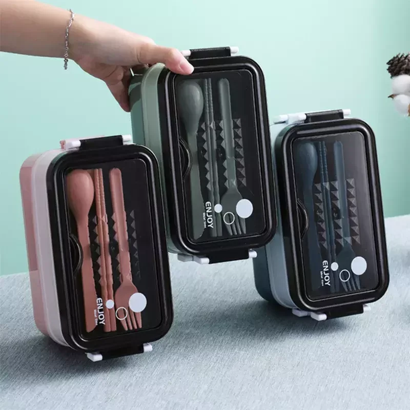 Functional 2 Layers Stainless Steel Liner with PP Material Lunch Box Specialty