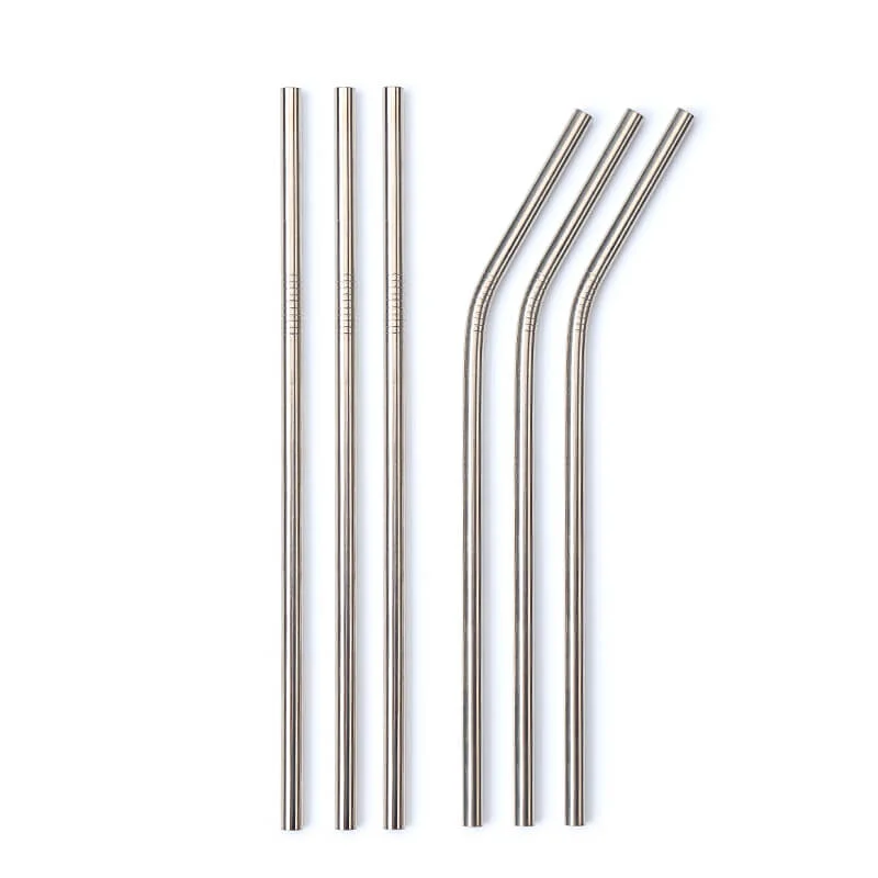 Lightweight High Quality Drinking Metal Straw bubble tea Straws reusable Stainless Steel Straws-EHO98002 Fine Crafted