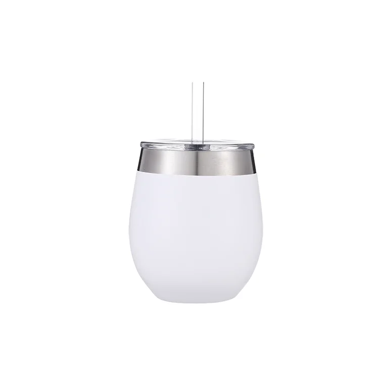 Safe 8 12OZ Insulated Stainless Steel Wine Glass Tumbler 02548C1 C2 Certified