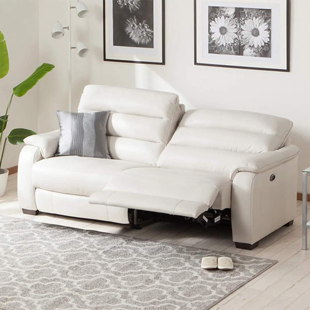 Versatile 3 SEAT L-RECLINER SOFA CRONA NB LGY High-End