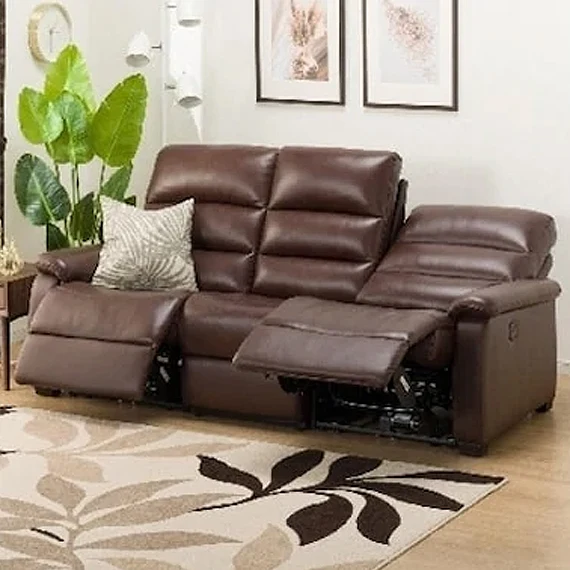 Advanced 3 SEAT RECLINER SOFA N-BELIEVA BR2-SCF66 TK-LEATHER First-Class