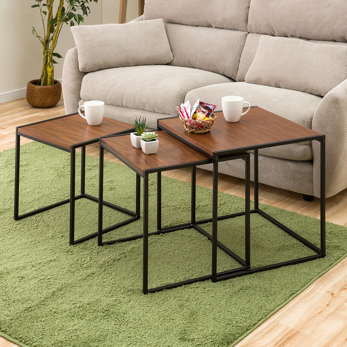 Modern NEST TABLE EDLE MBR 3PCS SET Reusable
