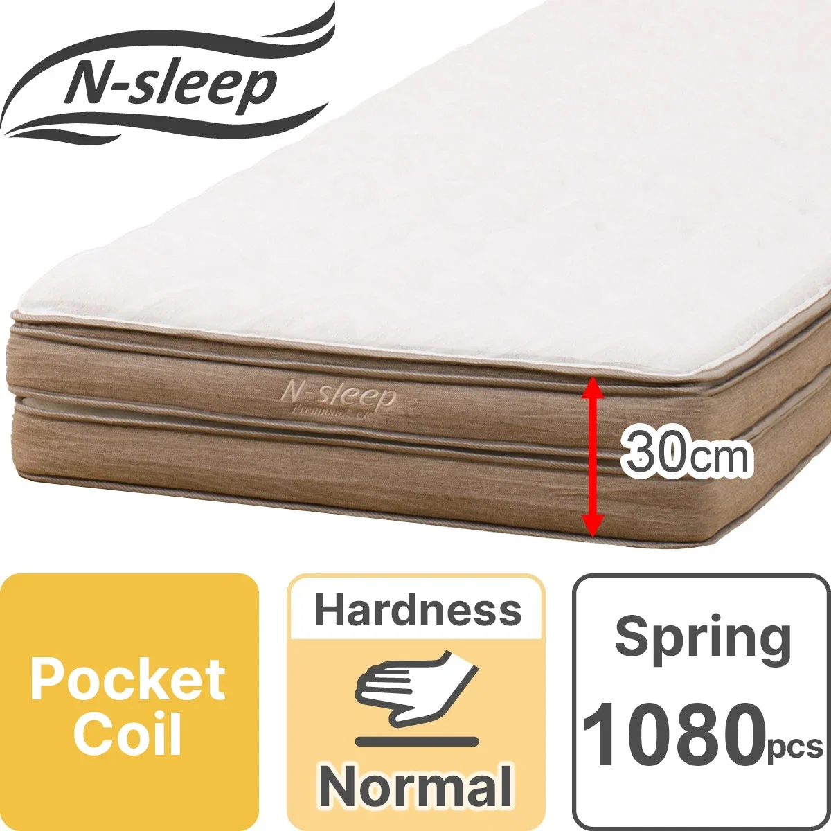 High-Performance S MATTRESS PREMIUM P2-02CR VH Pure