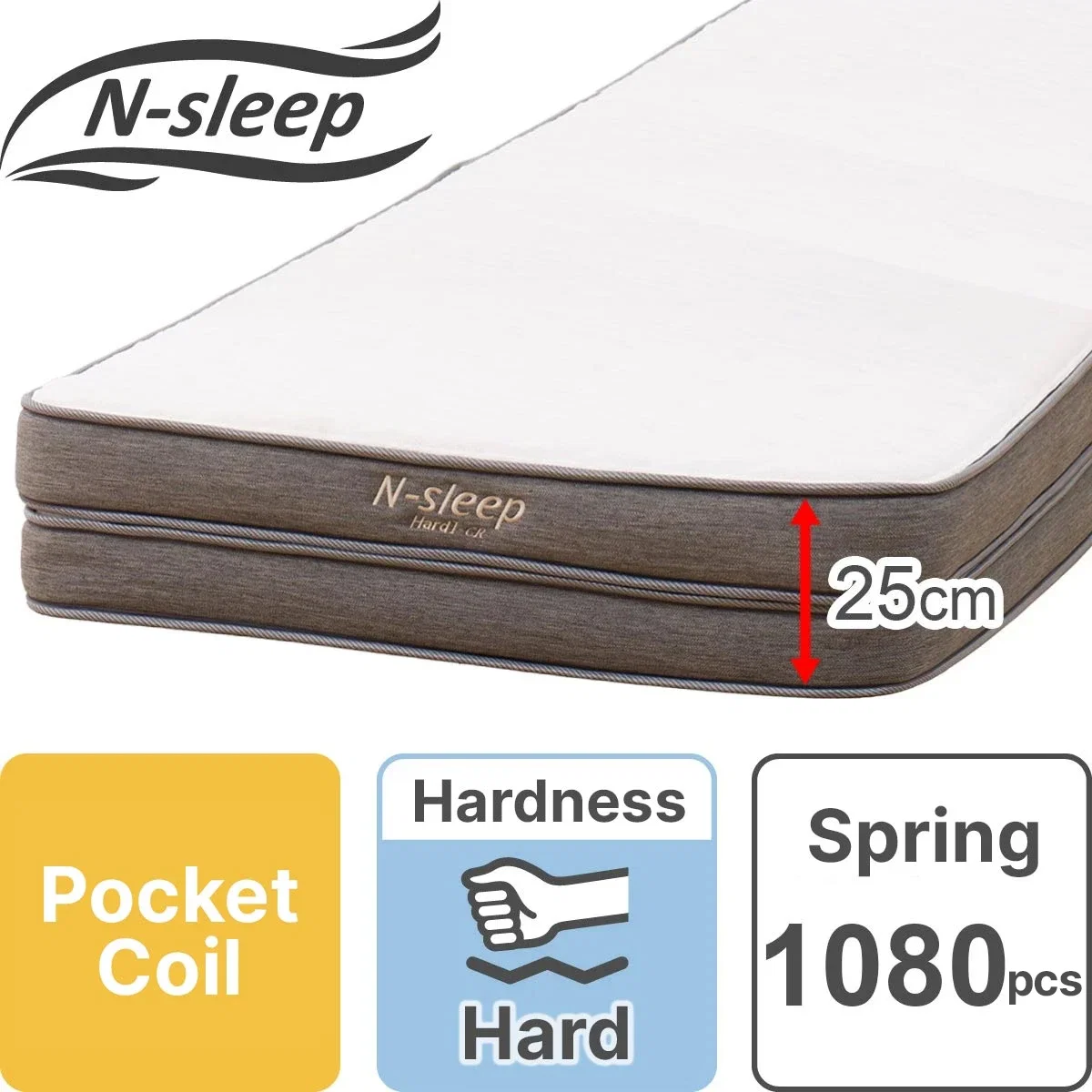 Fine Crafted S MATTRESS HARD H1-02CR VH Official