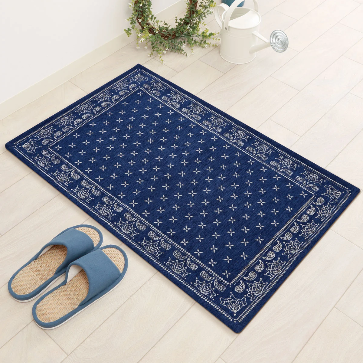 Solid FLOOR MAT BANDA16 55X85 Modern
