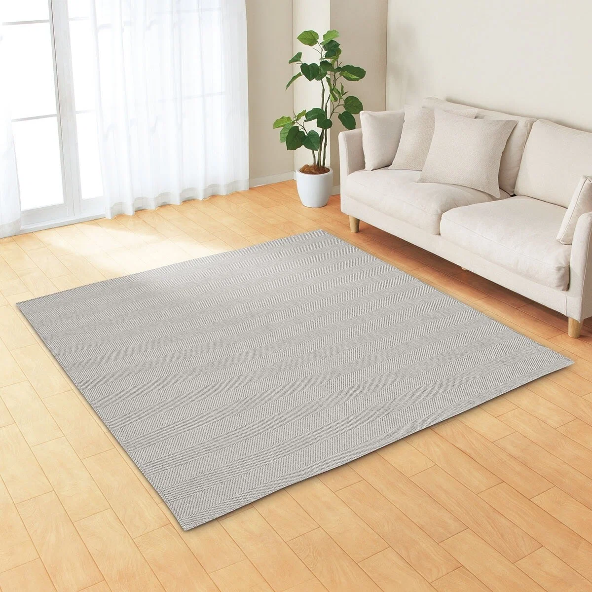Relaxed RUG HERRINGBON MIX GY 185X185 Flexible