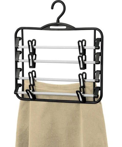 Smooth SKIRT amp PANTS HANGER 4TIER Solid
