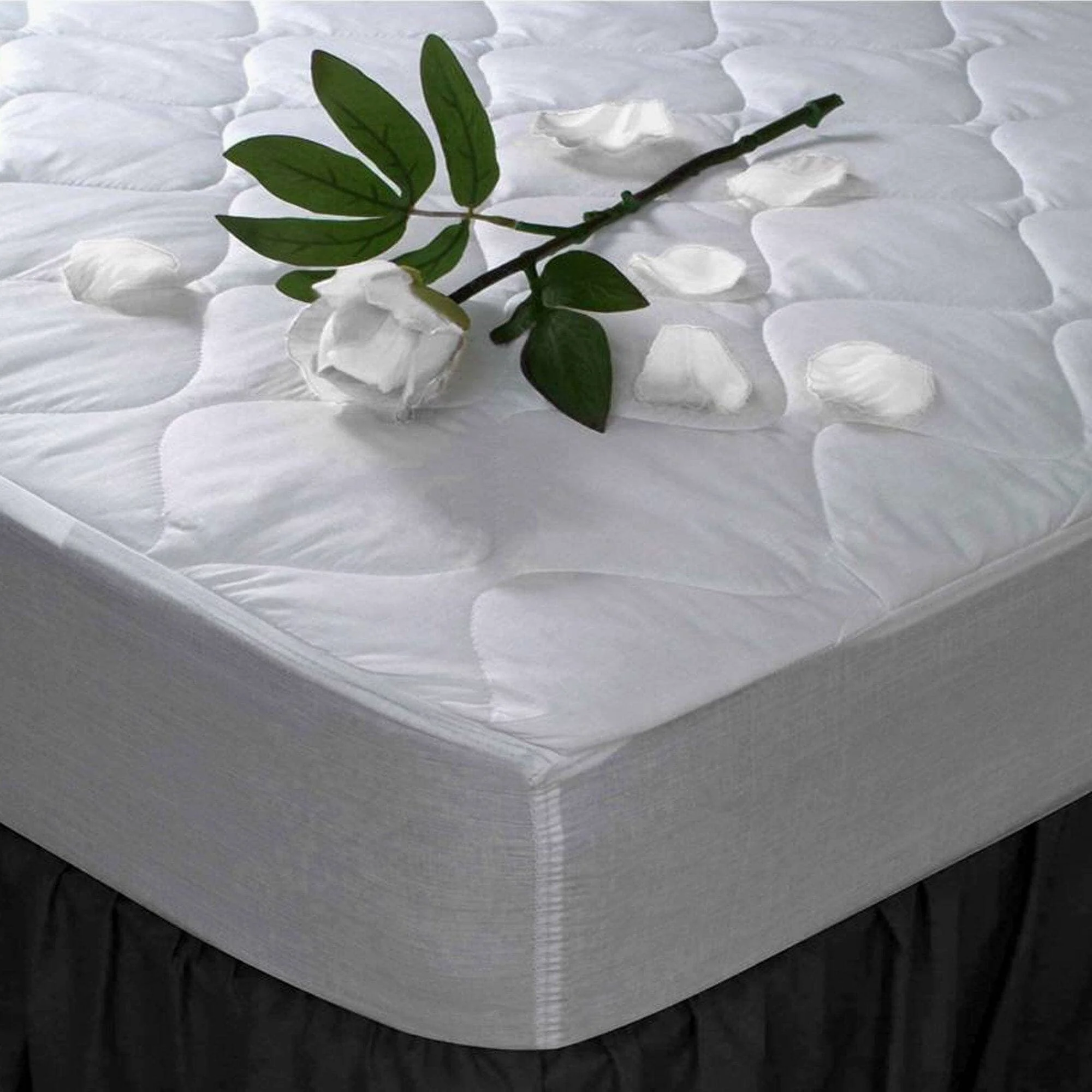 Modern Percale 180 Thread Count Polycotton Mattress Pad Optimized