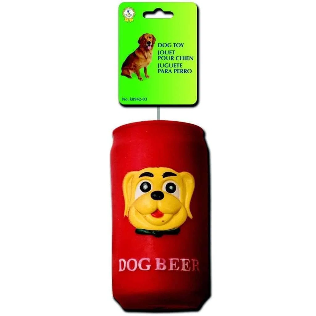 User-Friendly Squeaky Dog Toy Beer Can Optimized