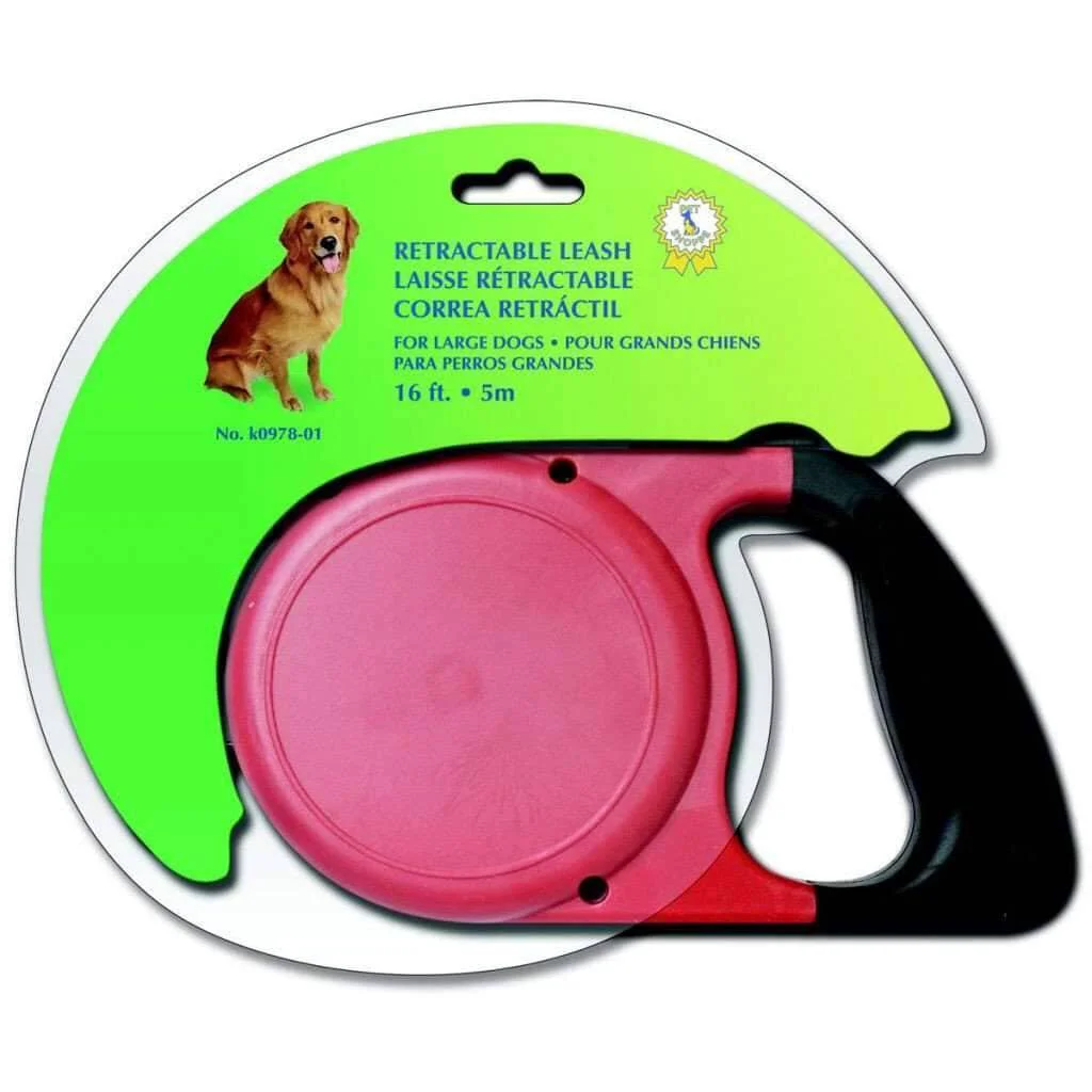 Green Leash-retracable 16' 5m Stylish