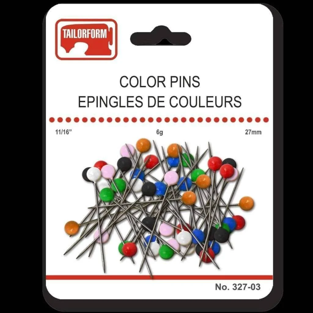 Specialty Coloured Head Pins Official