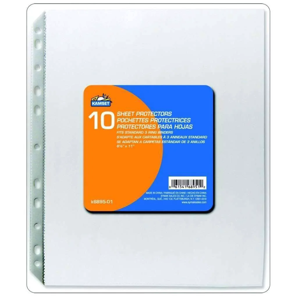Green Sheet Protectors - 10 Relaxed