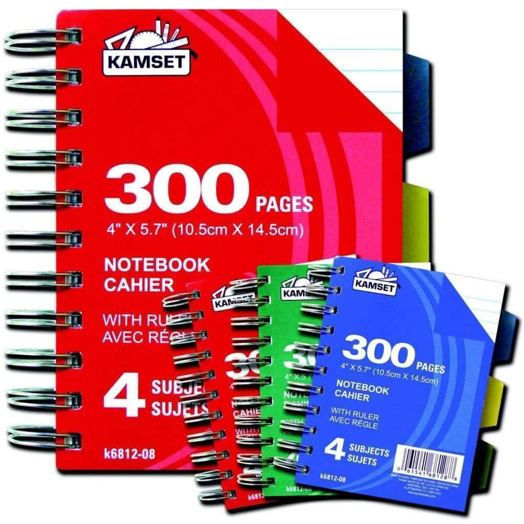 Artisan Spiral Notebook 300 3 Subject Expertly Made