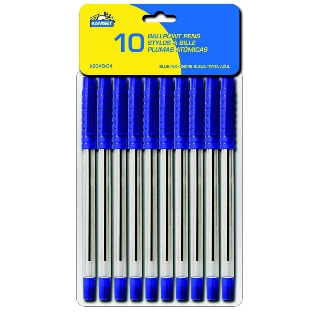 Sustainable Ballpoint Pens -10 Blue Comfortable