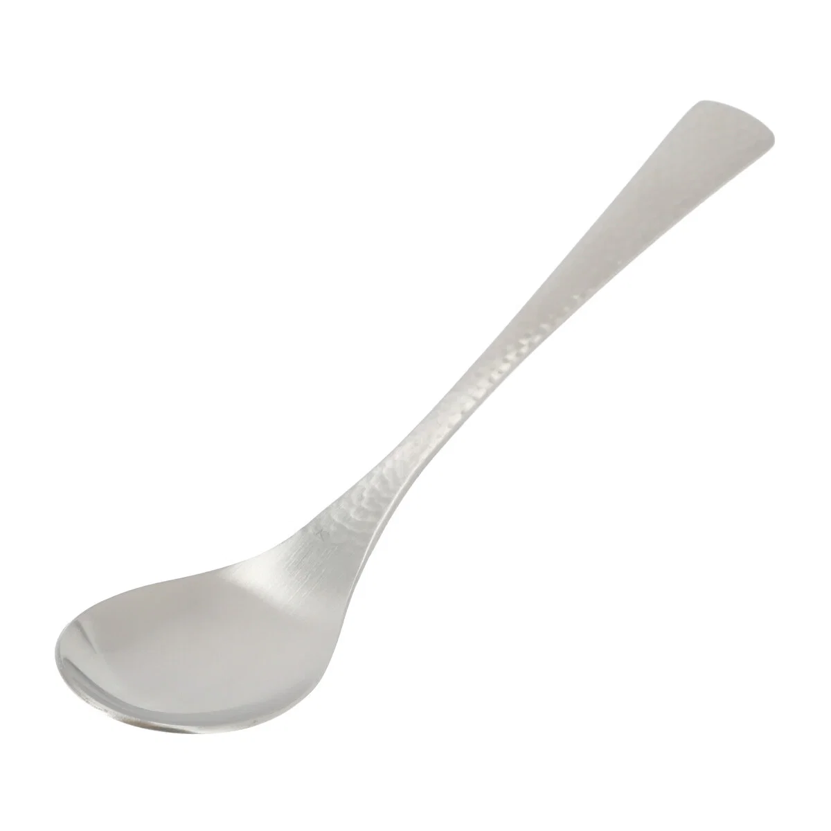 Fine DESSERT SPOON HAMMERED PATTERN Practical
