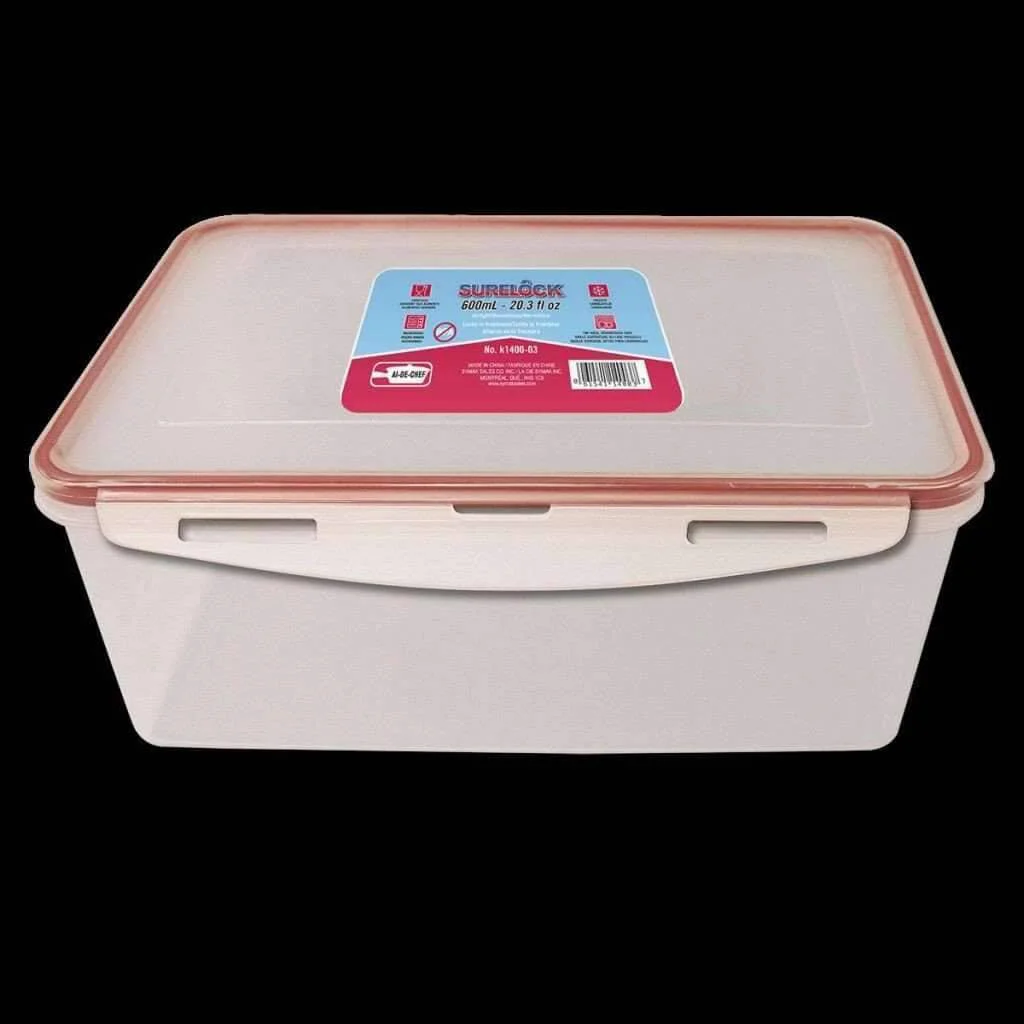 Consistent Surelock Food Container 600ml Effective