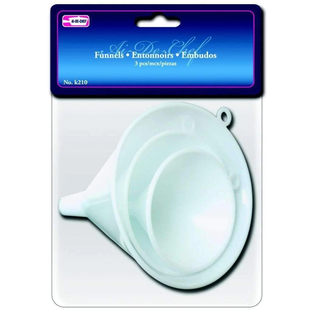 Versatile Funnels 3 Plastic Excellent