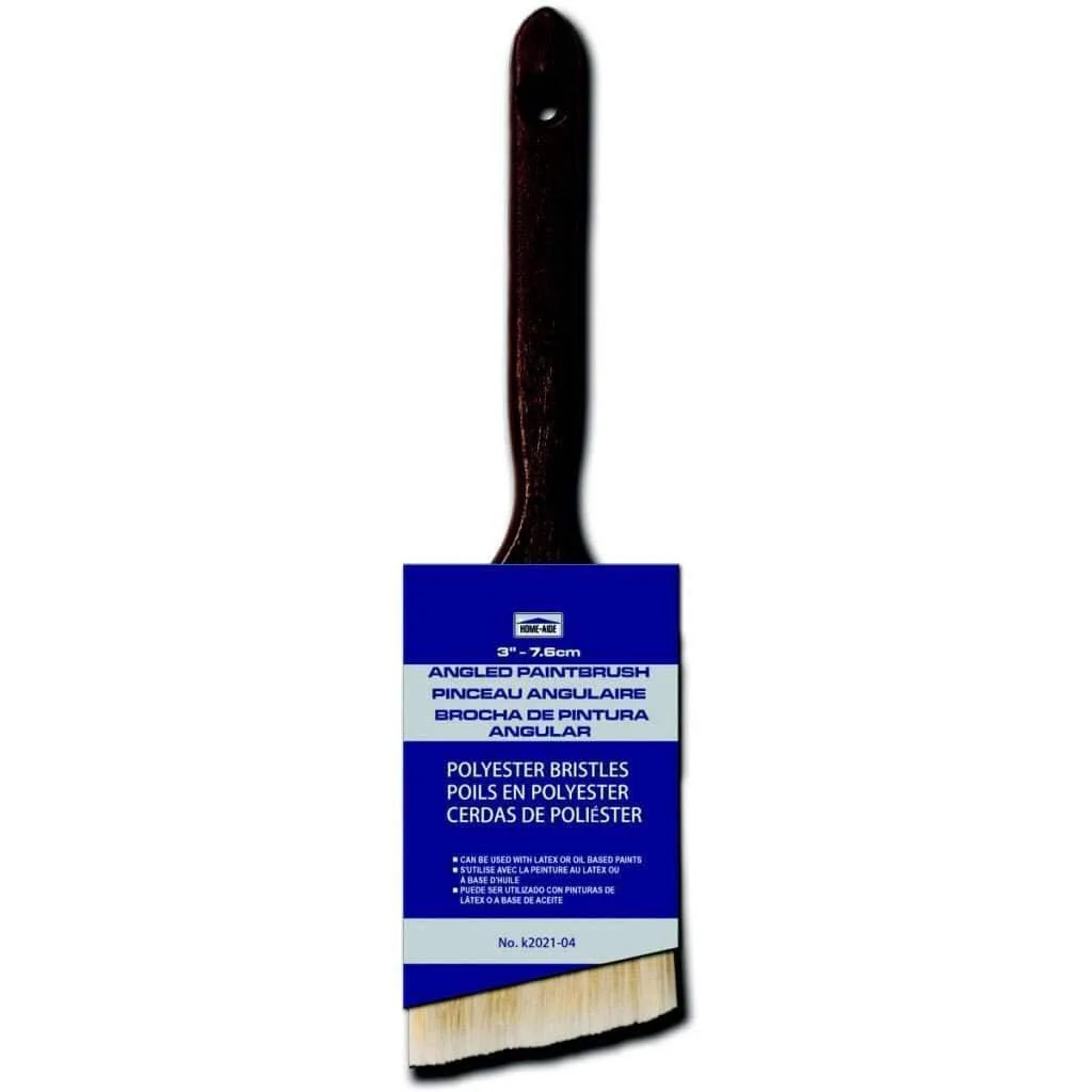 Easy-to-Use Angled Paint Brush 3 Inch Enhanced
