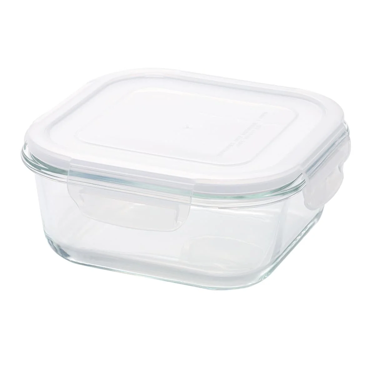 Recyclable HEAT RESISTANT GLASS STORAGE CONTAINER 780ML SQUARE Genuine