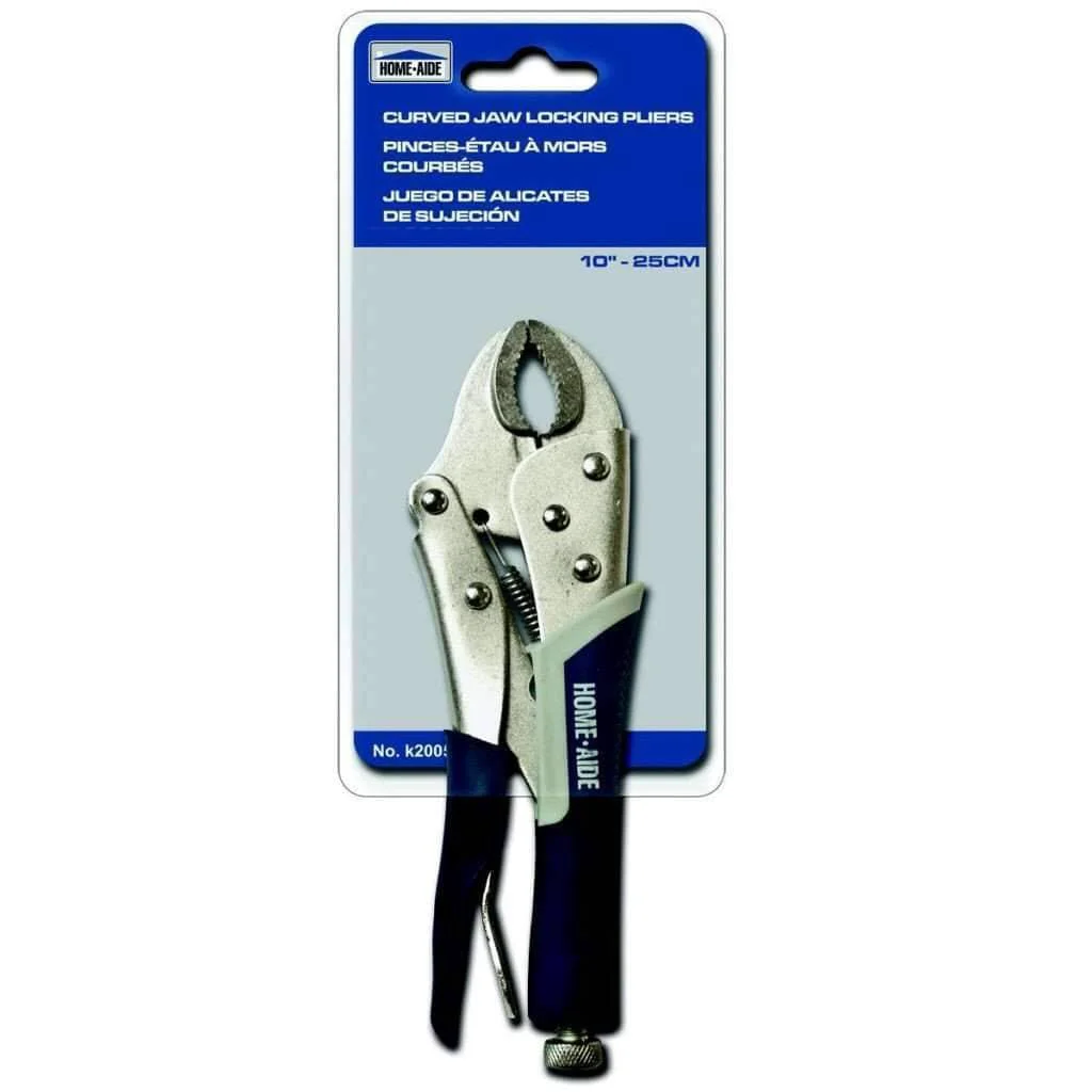 Flexible Curved Jaw Locking Pliers 10 Inch Selected
