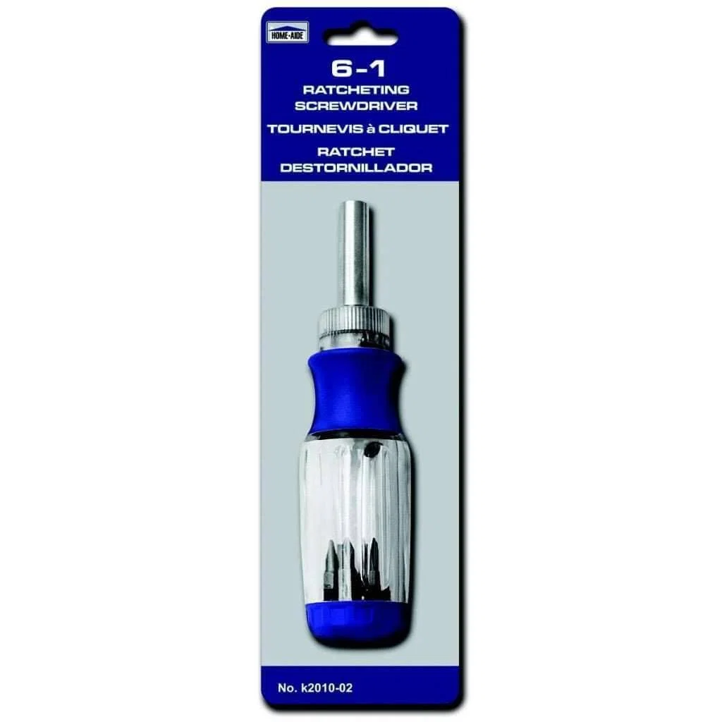 Genuine Ratcheting Screwdriver 6 In 1 Practical