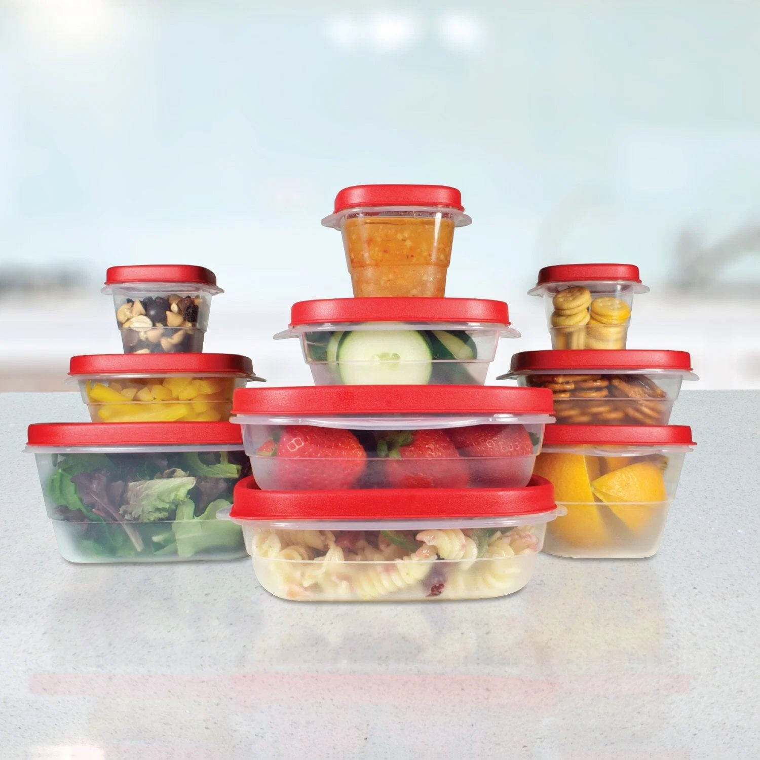 Premium À la Cuisine - 20 Piece Plastic Food Containers Dependable