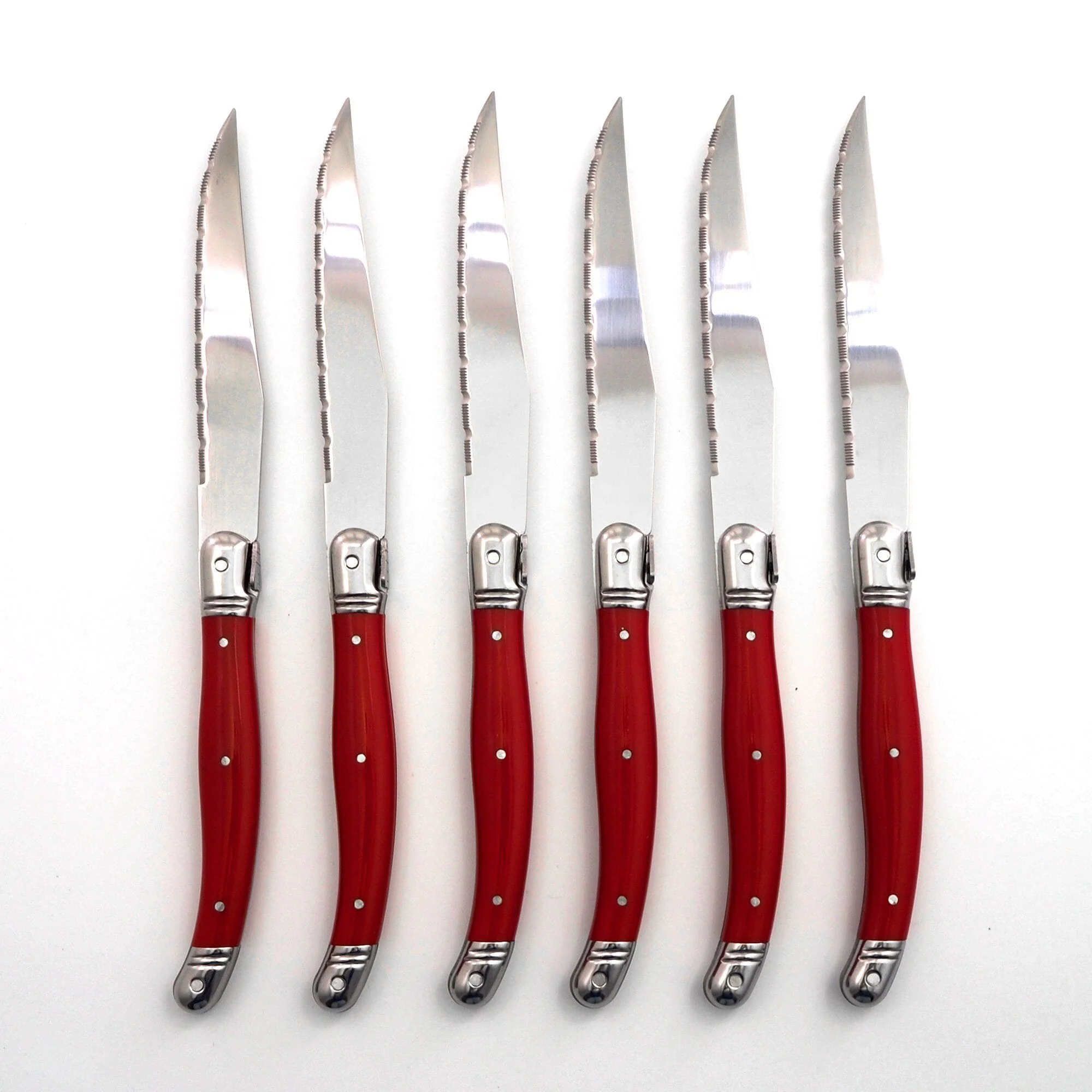 Safe À la Cuisine - Lagiole Stainless Steel Steak Knives Minimalist