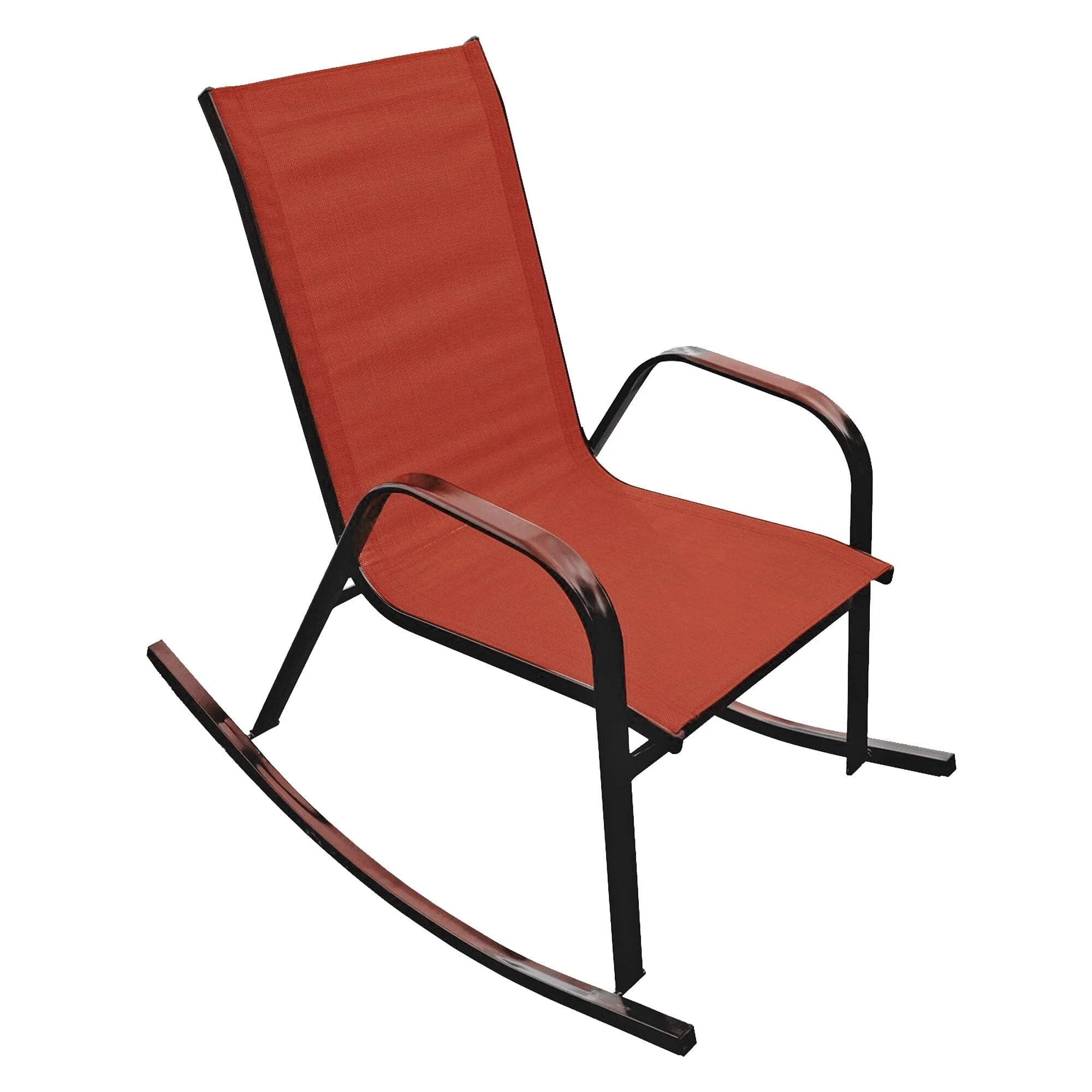 First-Class Steel Textilene Rocking Chair - Red Original Design
