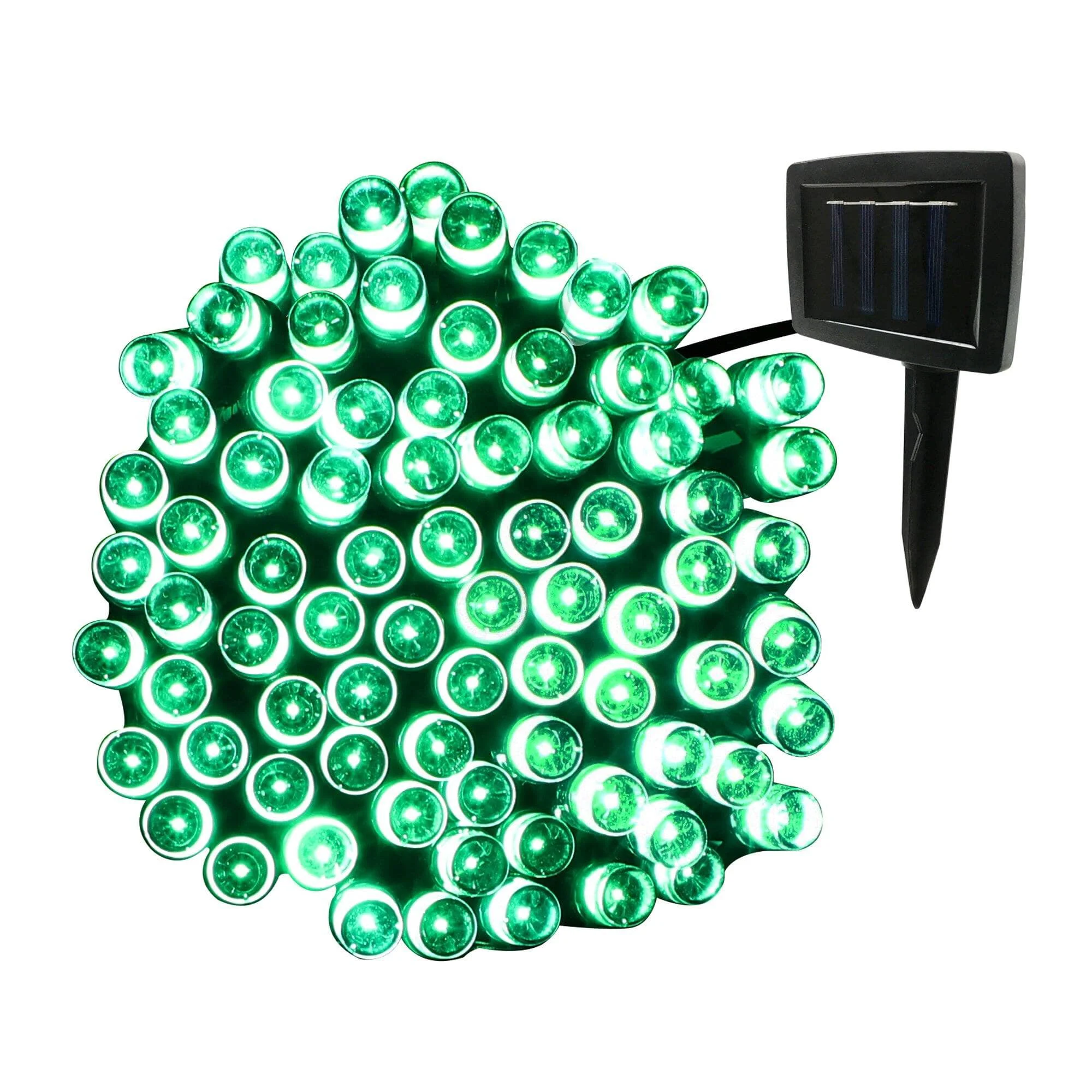 Flexible Green 150 LED Solar String Lights - 6.6 Feet Prestigious