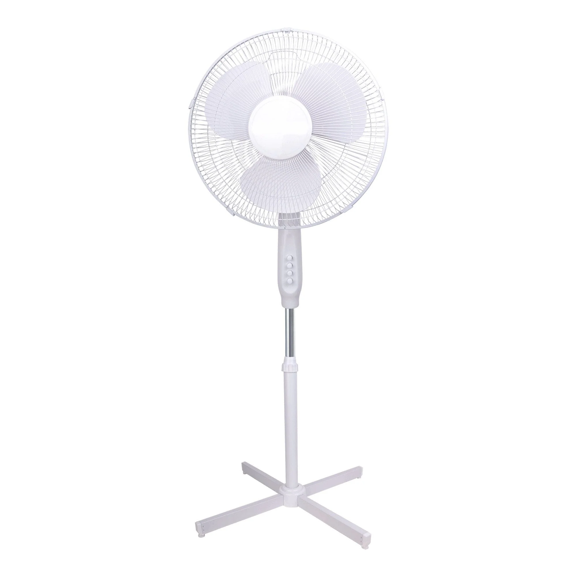 Solid 16 Pedestal Height Adjustable Oscillating Fan with Variable Speeds Official