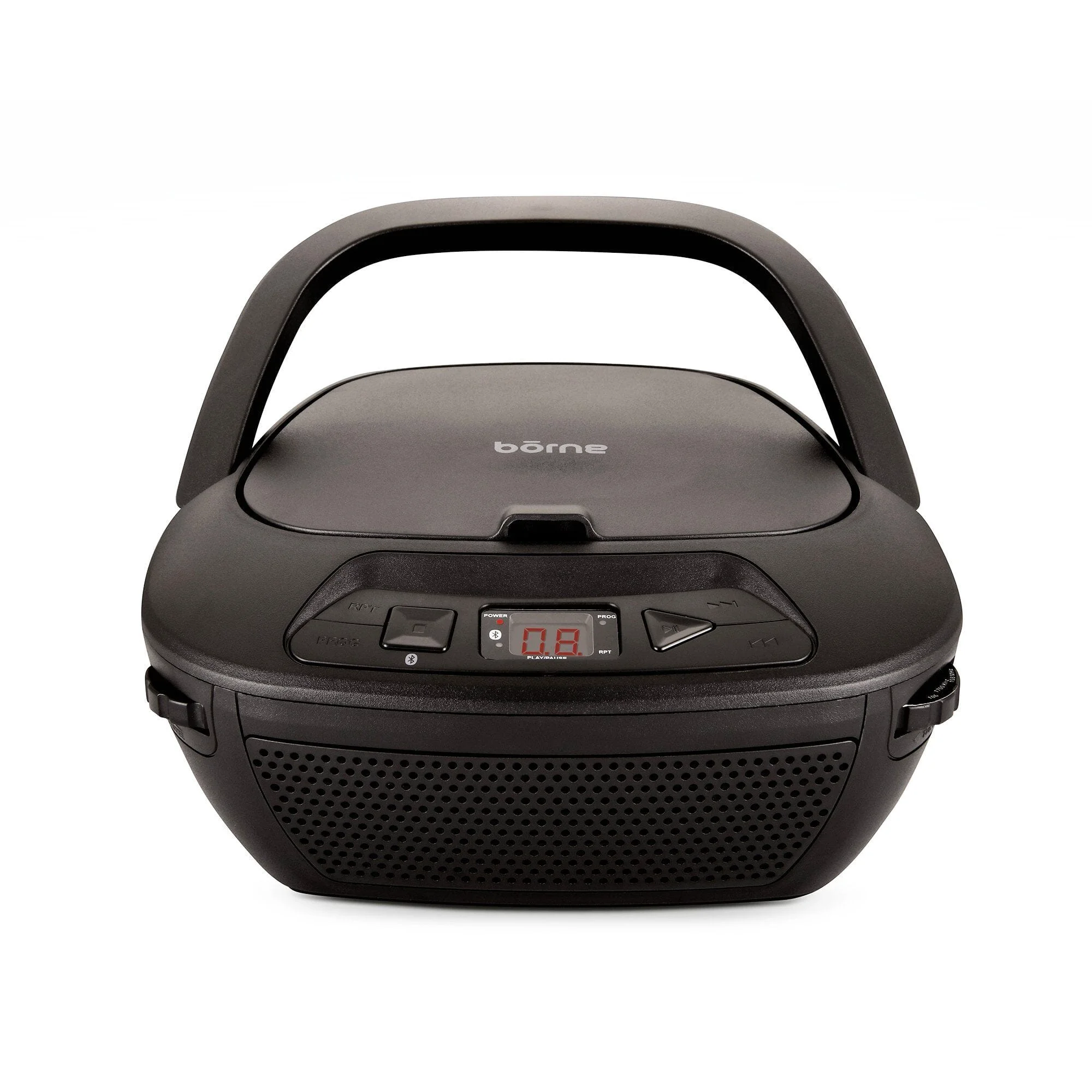Fashionable bōrne Portable Bluetooth CD Boombox with AM FM Radio Comfortable