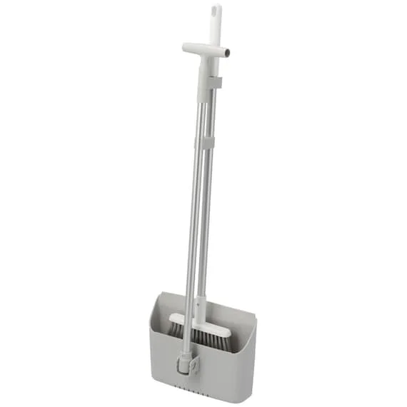 Consistent BROOM AND DUSTPAN SET HI GY Practical