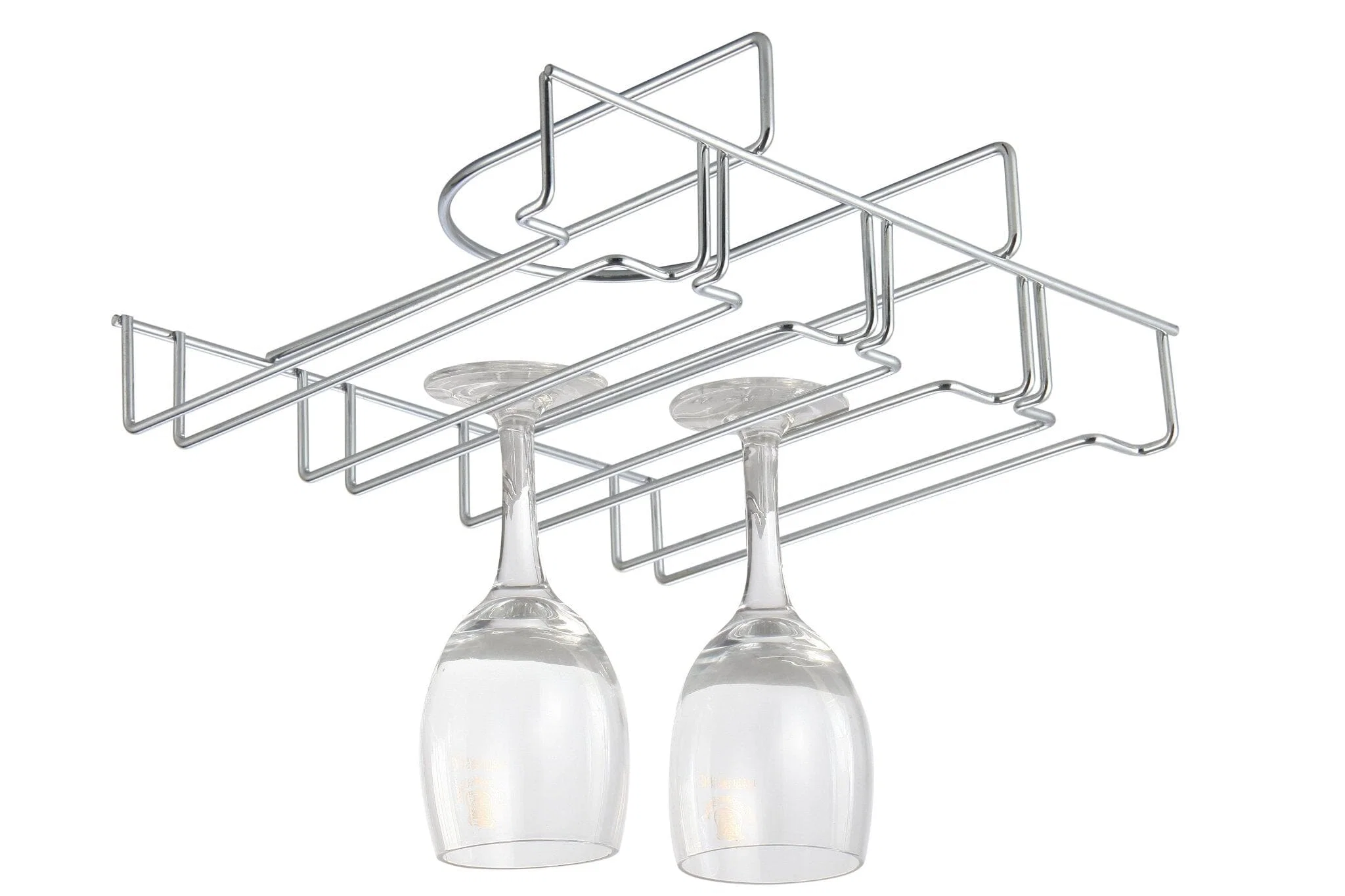 Long-Lasting Undershelf Wine Glass Holder Original Design