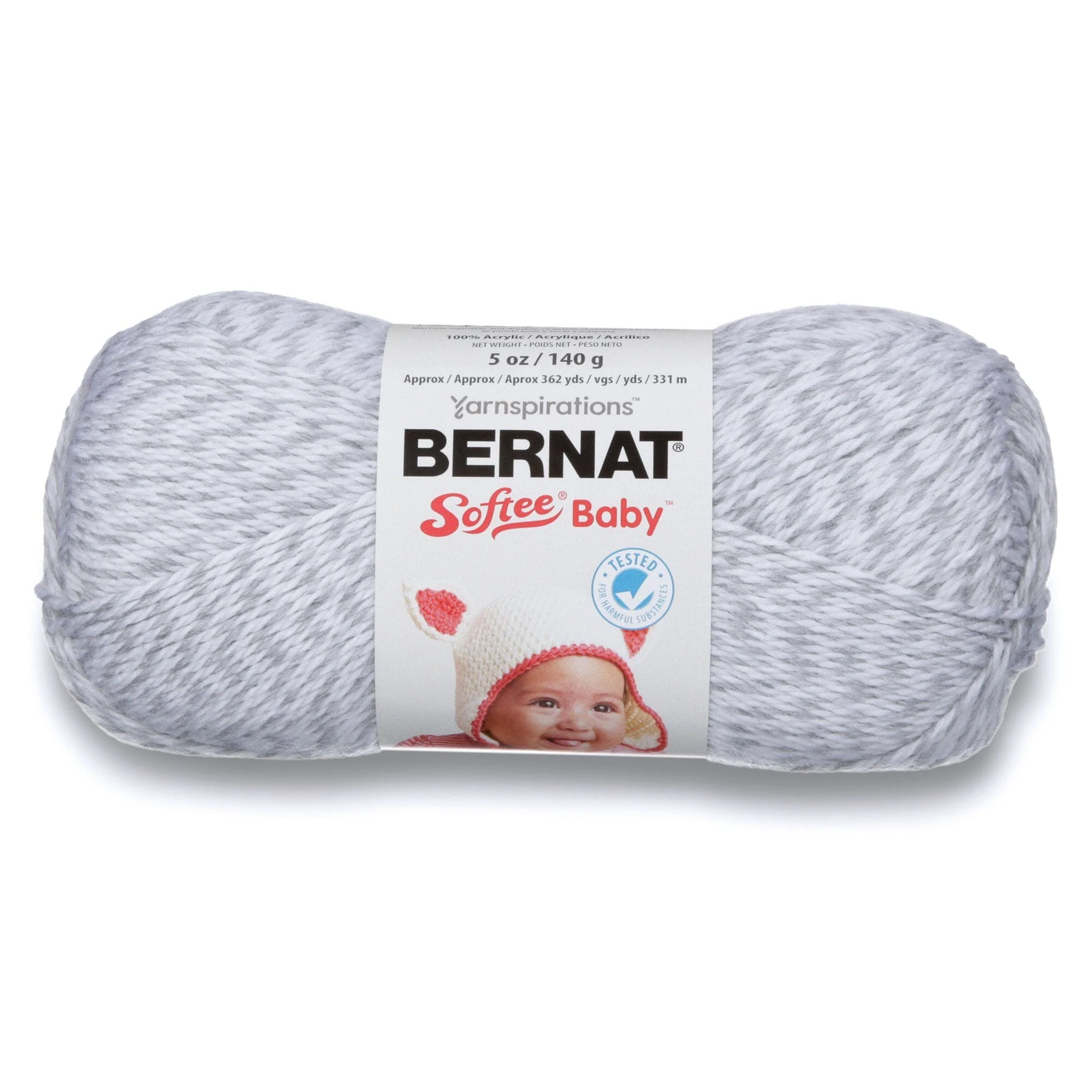 Relaxed Bernat Softee Grey Marl Original Design