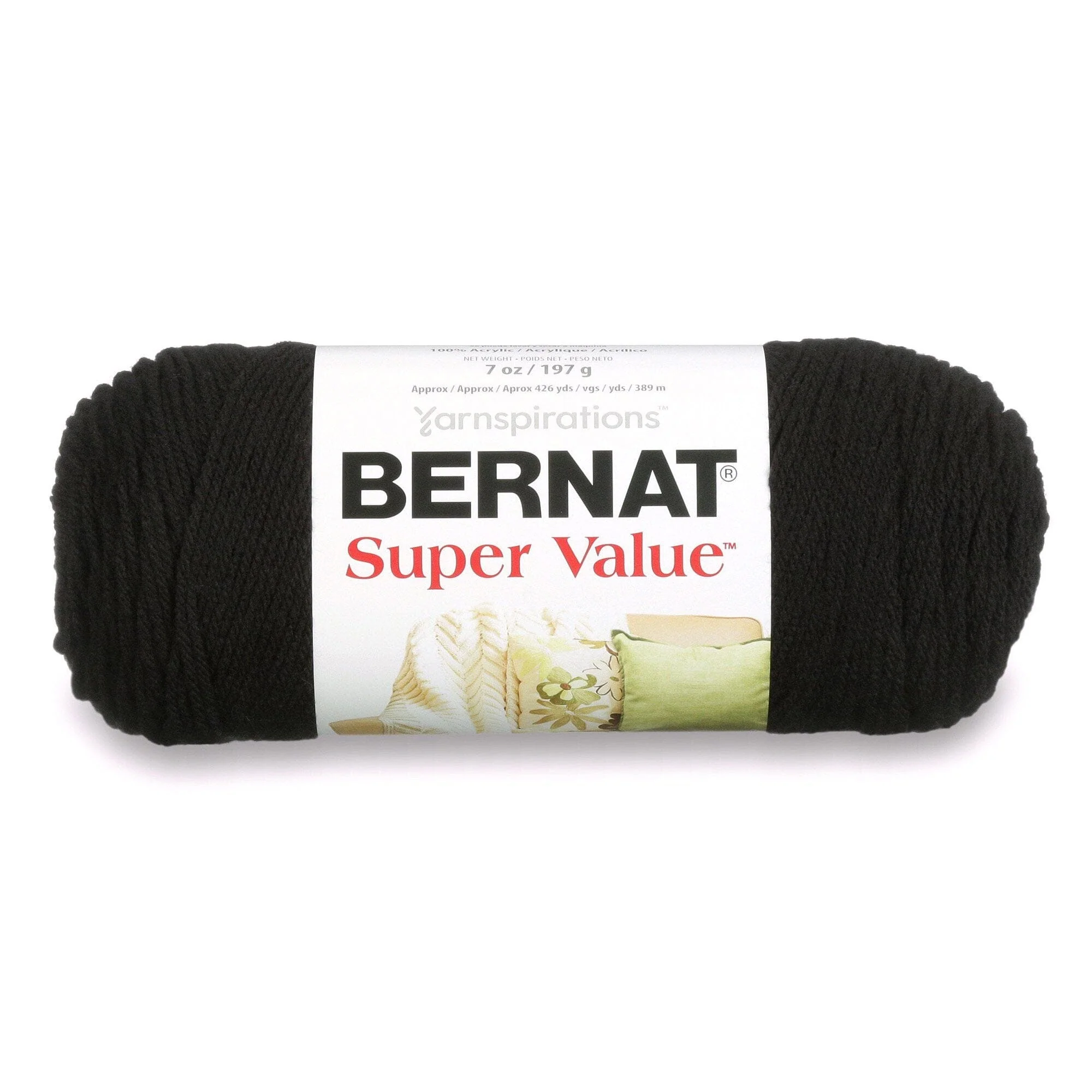 Professional Bernat Super Value 3-197G Black Genuine