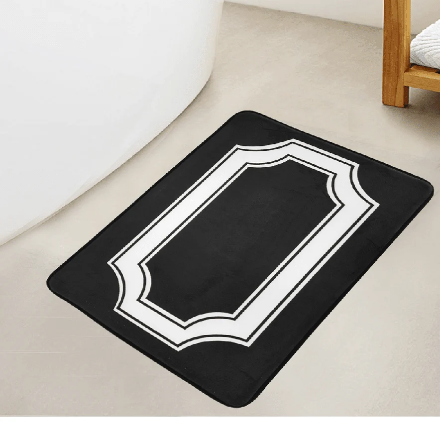 Exclusive Geo Hotel Memory Foam Bath Mat Selected