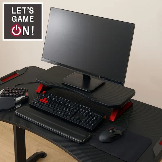 Clean GAMING MONITOR STAND GM007 60 BK RE Sustainable
