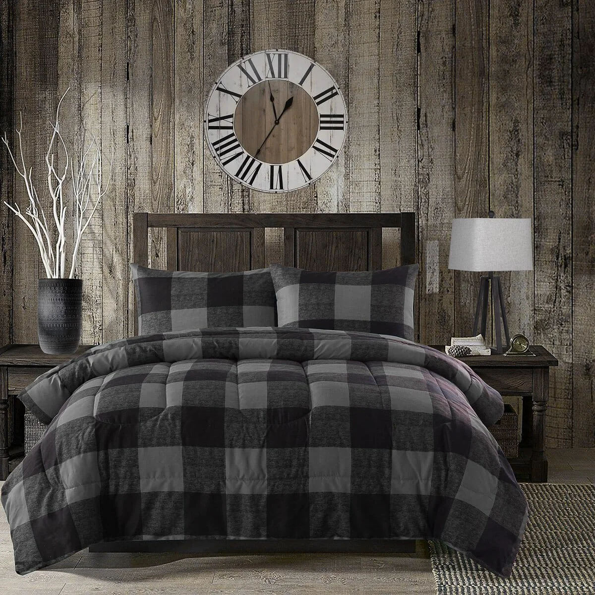 Powerful Baldwin - Cozy Chalet - 3 Piece Comforter Set High-Quality