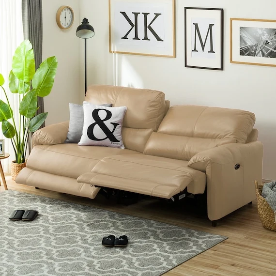 Premium Material 3P ELECTRIC SOFA JAFFA NB BE Trendy