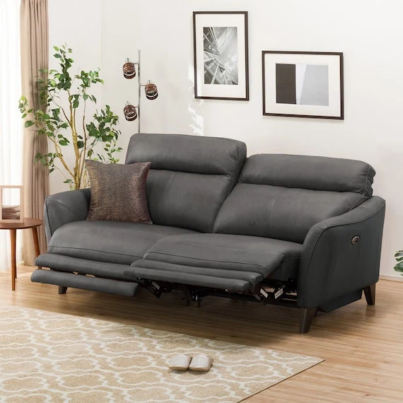 Stylish 3SEAT ELECTRIC SOFA ANHELO SK GY Elite