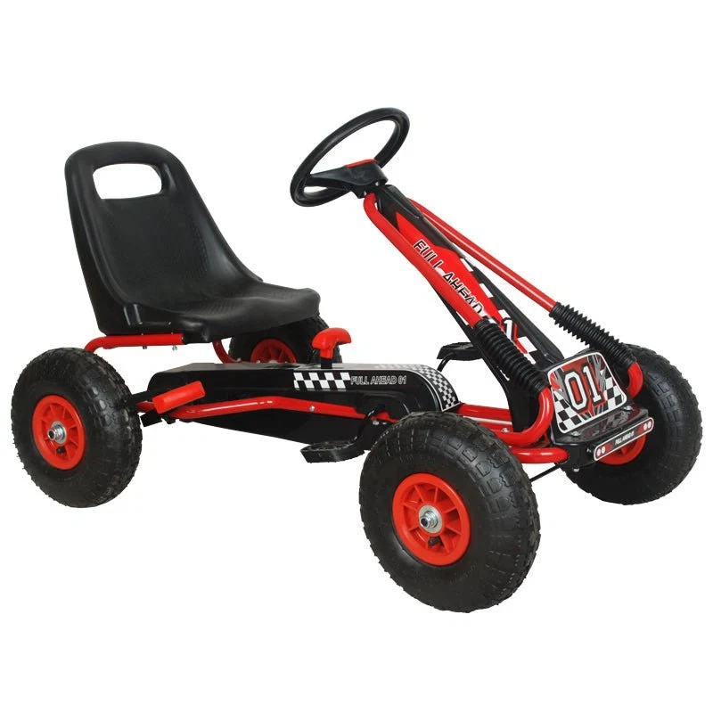 Luxury Pedal Go Kart with Air Wheels for Kids Breathable